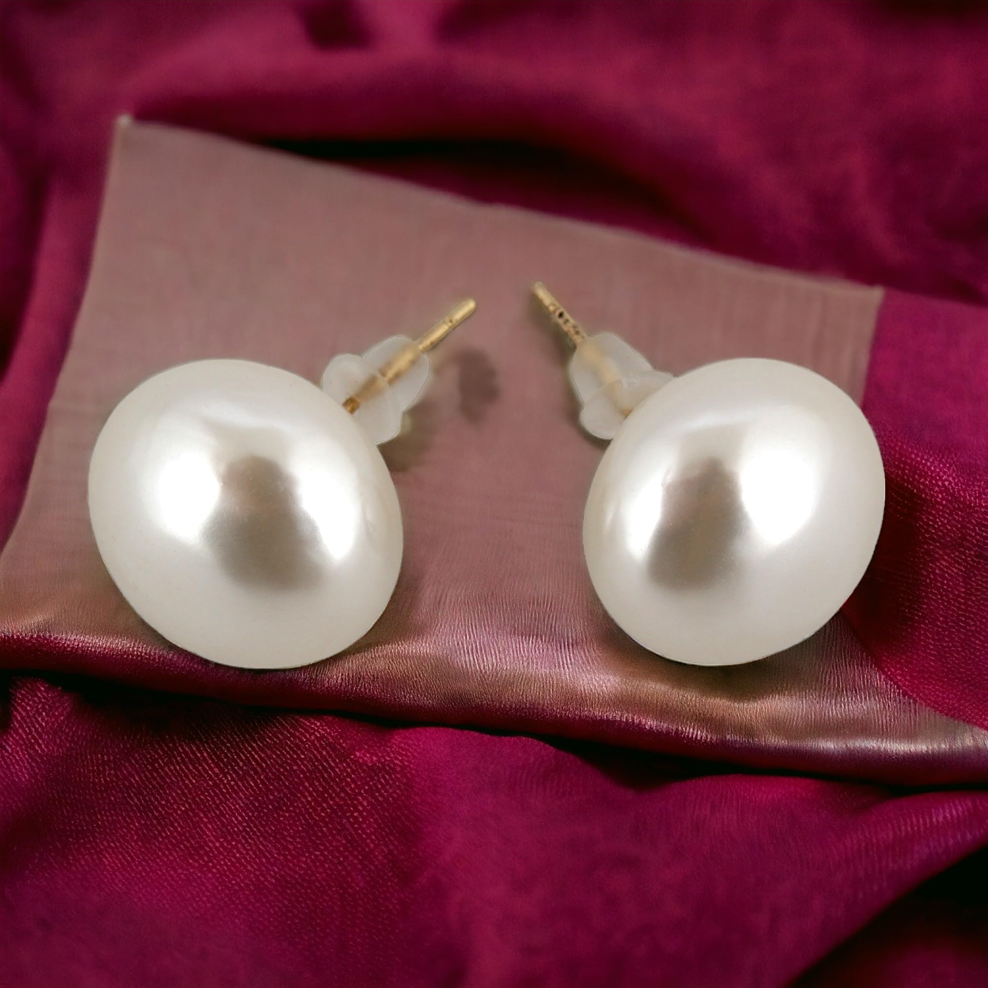 Pearl Stud Tops Moti Earring for Women