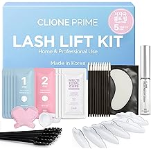 Korean Lash Lift Kit - 5 Sets At Home Eyelash Perm Kit with Upgraded Glue, Eyelash Lift, DIY Lash Perm Easy for Beginner & Professional, Semi Permanent Perming Wave Suitable For Salon & Home