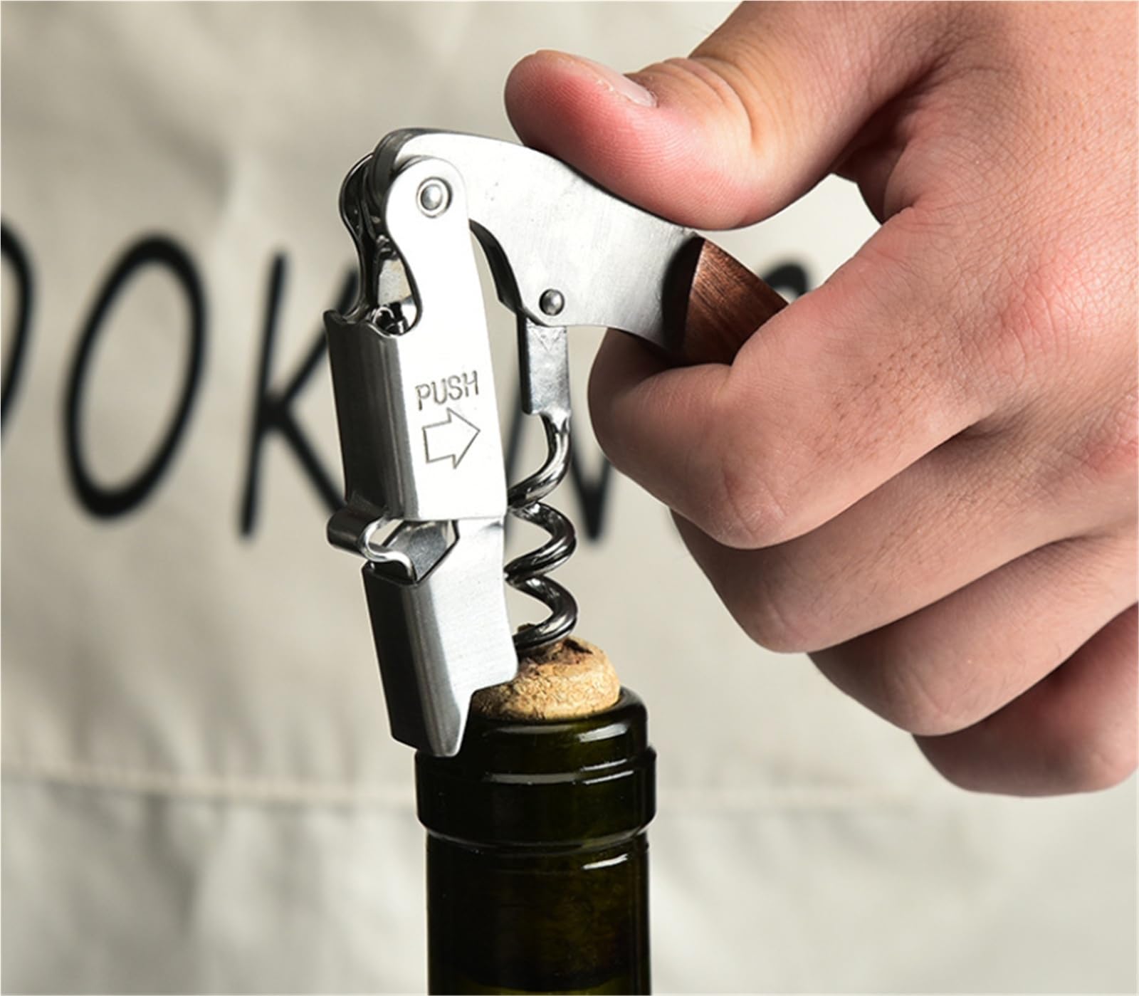 Sacacorchos Abridor De Botellas Vino Acero Inoxidable, Juego Herramientas Multifuncional For Bares Y Hogares Herramienta Cocina