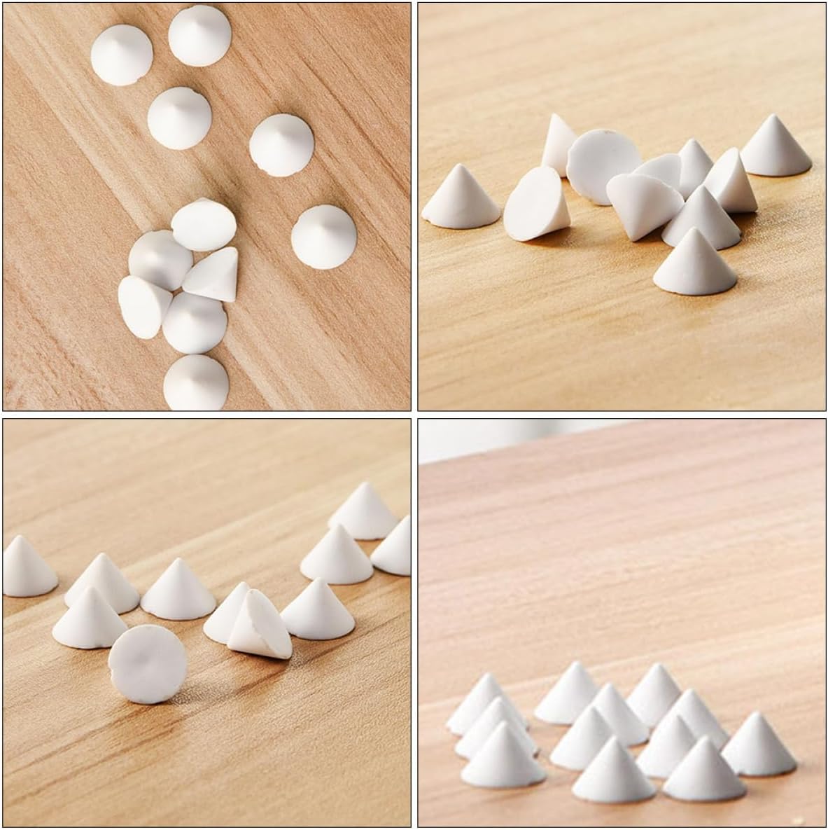 KONTONTY 120pcs Pottery Refractory Support Nails Set Kiln Accessories for Ceramic Firing Easy to Use High-Temperature Resistant Tools for Pottery Crafts