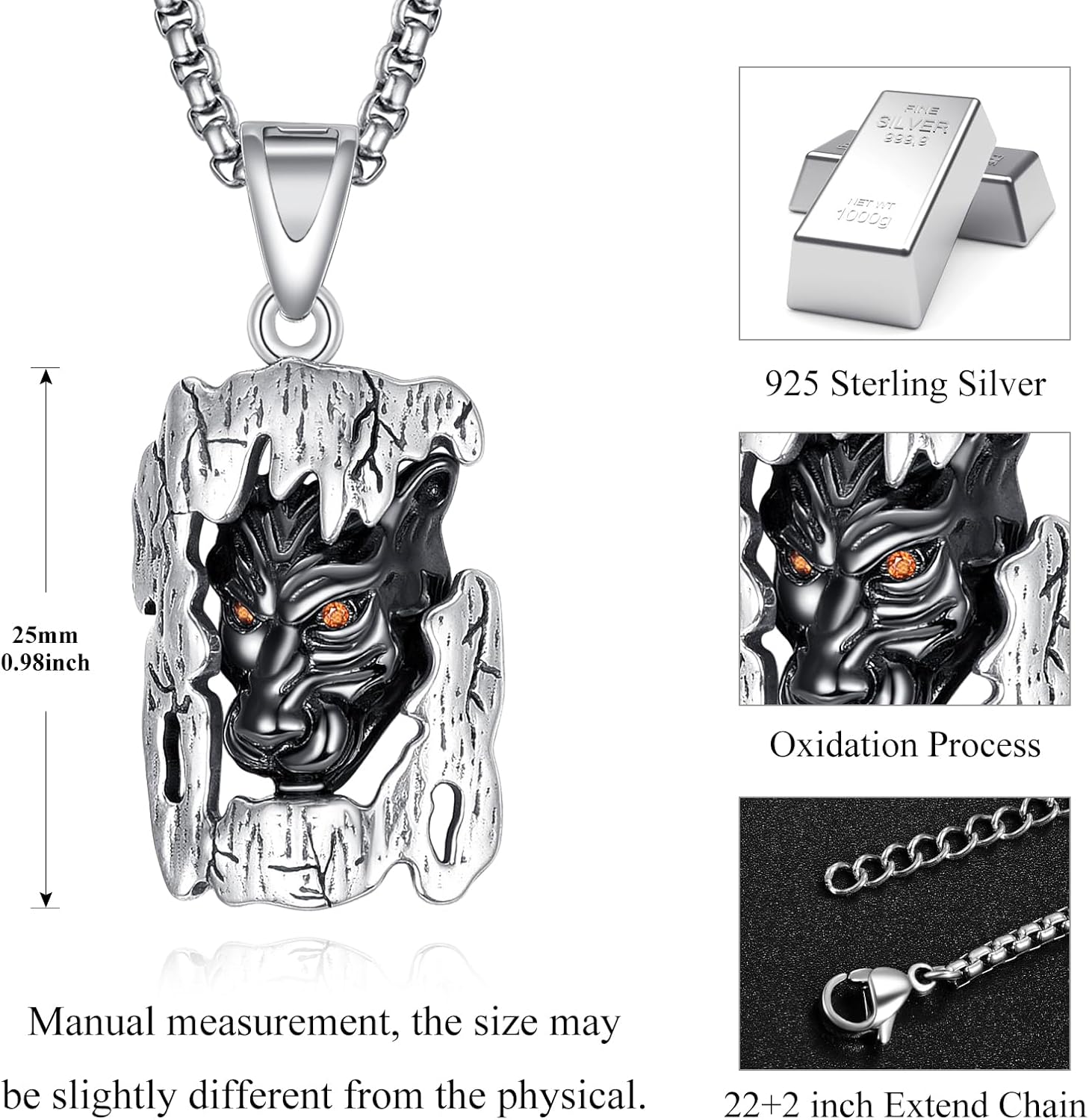 Palpitate 925 Sterling Silver Animal Pendant Necklace for Men & Women Dainty Animal Lover Jewelry Gift for Her Him