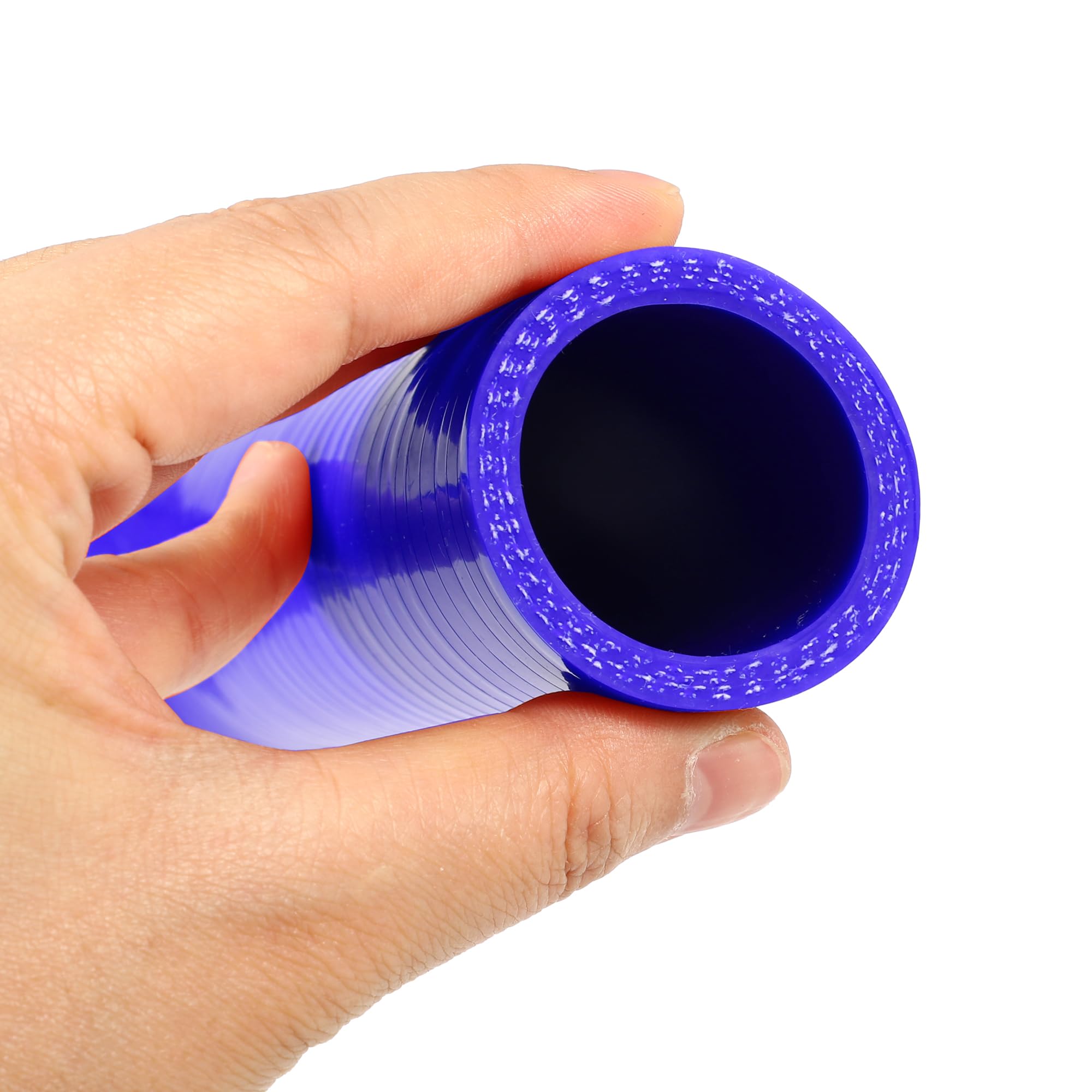 A ABSOPRO Manguera De Silicona 32Mm 45° Para Intercooler Turbo 1Pc | Color Azul, Interior 32Mm/1.26", Exterior 42Mm/1.65", Grosor 5Mm, Longitud 150Mm, Temp -60~300°C, Universal