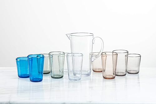 Miniatura 5 de Fortessa Veranda Copolyester Highball - Juego de 12 vasos para exteriores, 19 onzas, color verde