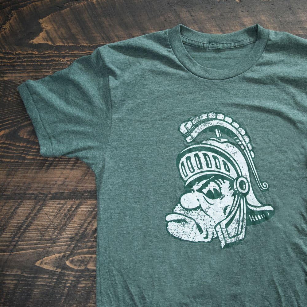 Vintage Looking Collegiate Cotton Polyester Blend Premium T-Shirt
