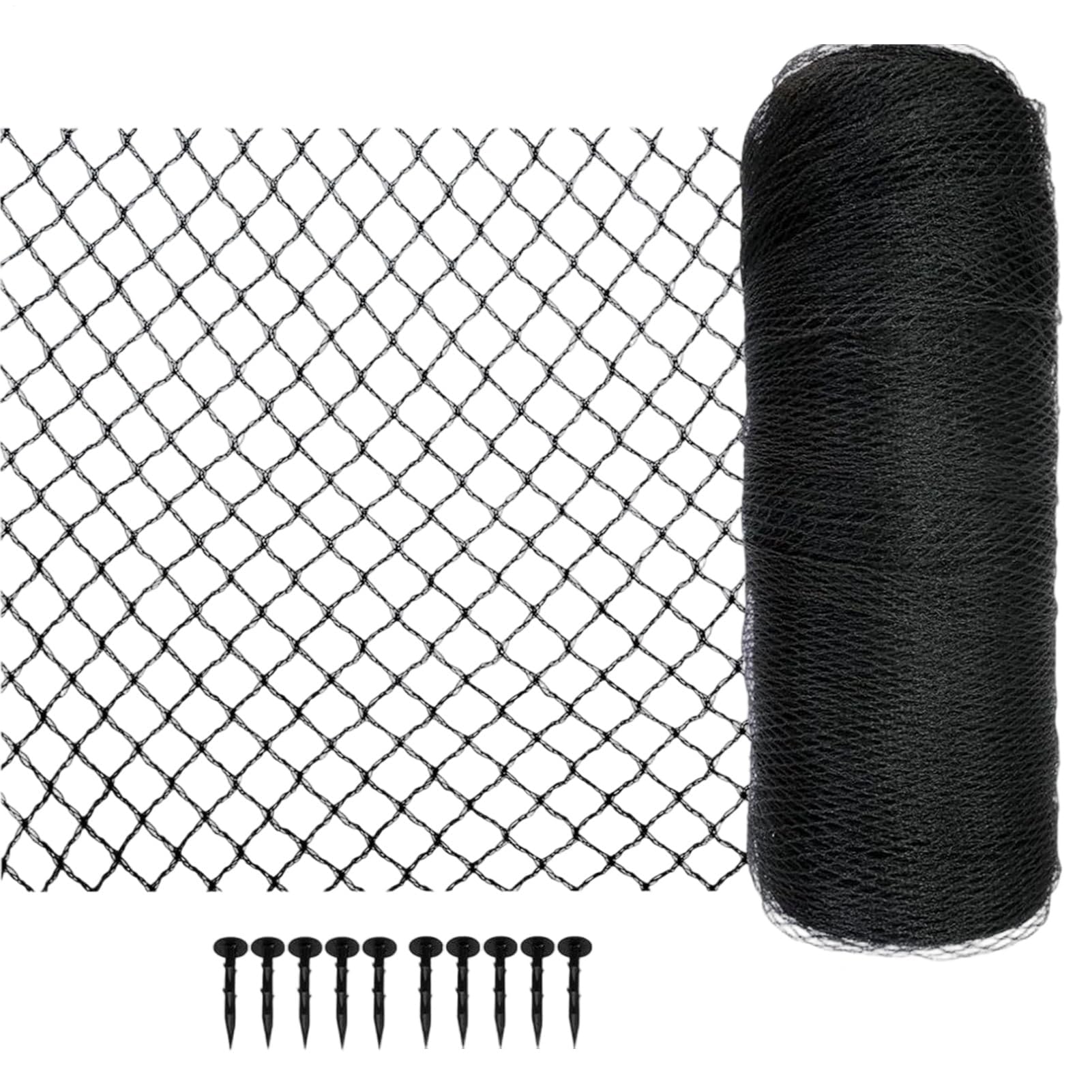 Red para pájaros de jardín, malla antipájaros, 4 x 10 m, para aves de corral, árboles frutales, huertos y estanques, barrera eficaz para pájaros para protección al aire libre