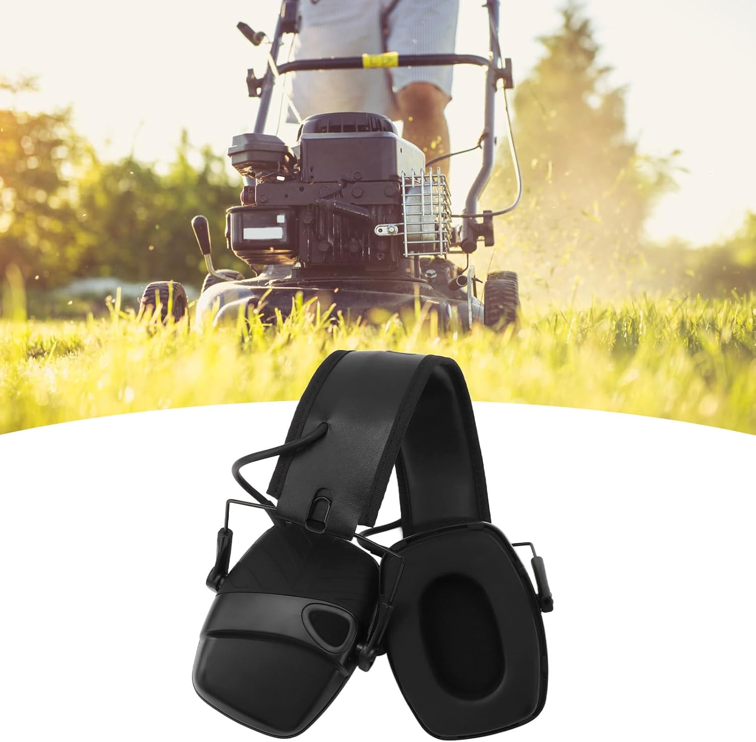 Electronic Earmuffs Hearing Protection with Sound Amplification filming Range Backcountry Trekking Industrial Noise Reduction