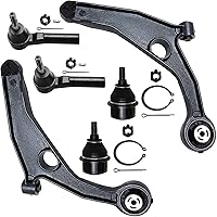 Vista 16 de Detroit Axle - Kit de suspensión delantera RWD para Chrysler 300 Dodge Challenger Charger Magnum, brazos de control superior con barras