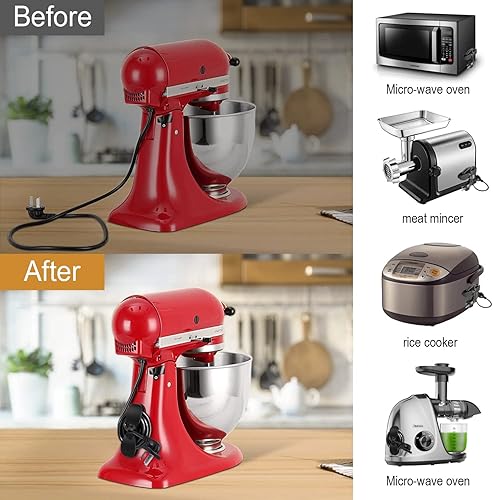 Miniatura 5 de Organizador de cables para electrodomésticos, organizador de cables de cocina mejorado, soporte de cables, enrollador de cables para