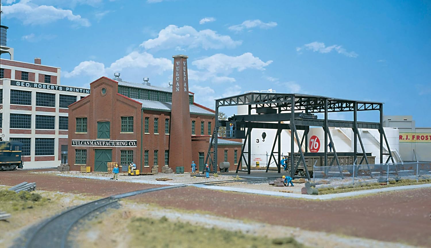 Walthers Cornerstone Vulcan Manufacturing Company 933-3045 HO Scale Model Railroad - Structure Kit