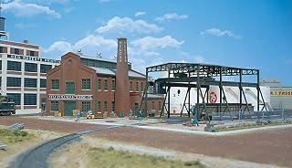 Walthers Cornerstone Vulcan Manufacturing Company 933-3045 HO Scale Model Railroad - Structure Kit