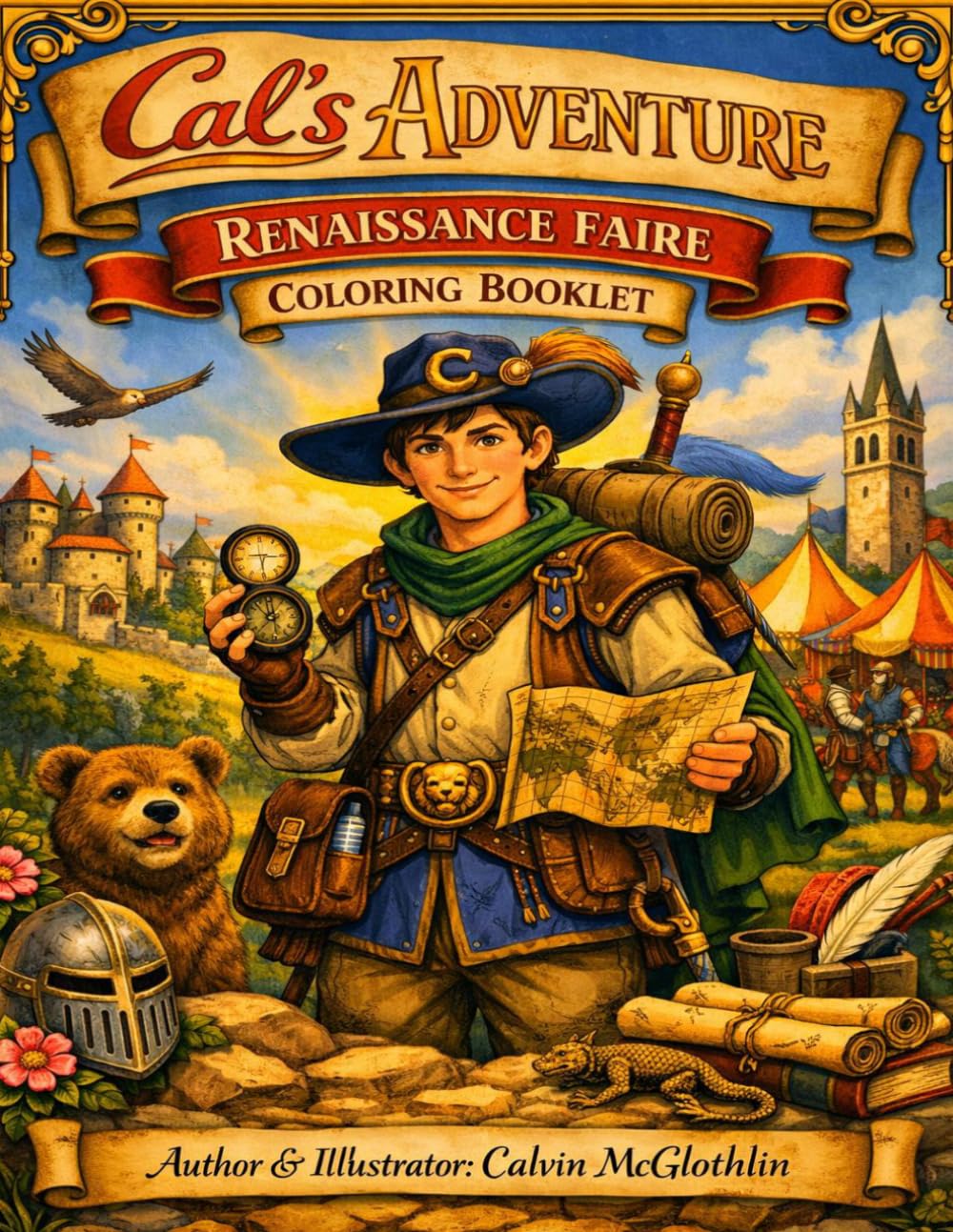 CAL'S ADVENTURE RENAISSANCE FAIRE COLORING BOOKLET