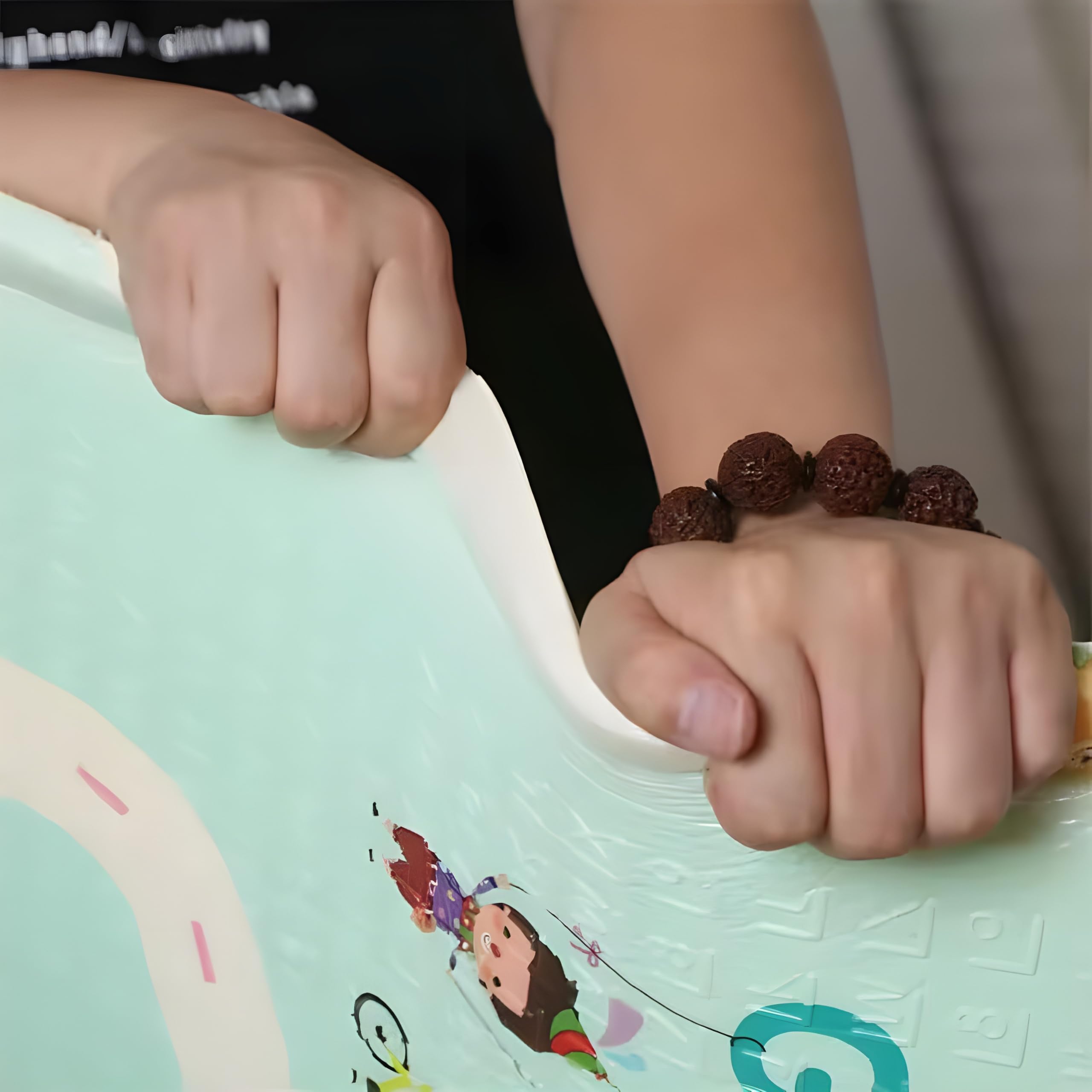 Large Reversible Baby Mat - Waterproof & Foldable -4