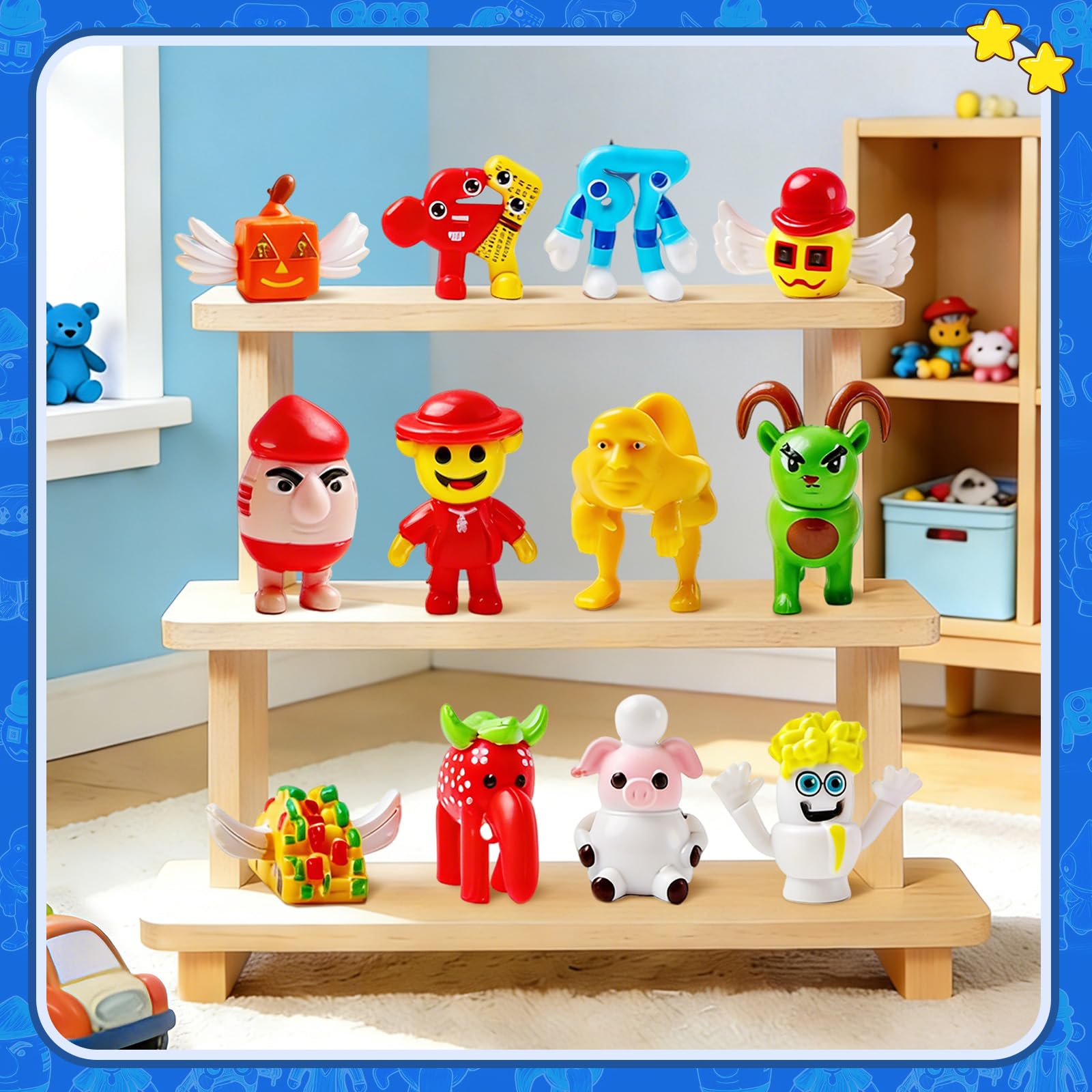Amazon.com: HANJIEJIE 24Pcs Steal a Brainrot Toys Action Figure