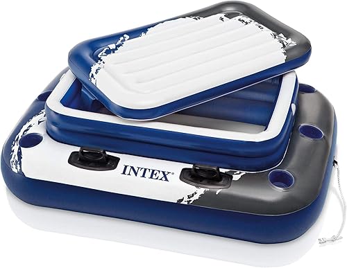 Miniatura 6 de Intex Mega Chill II - Flotador inflable para 72 latas con tapa, paquete de 2