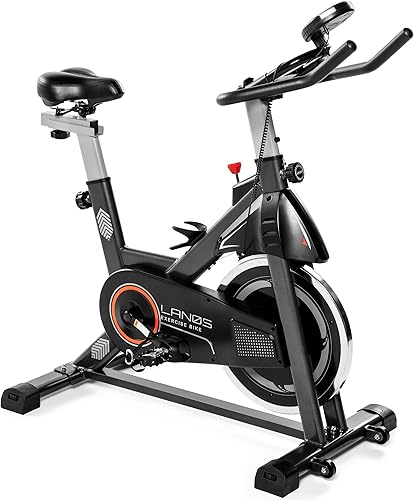 Miniatura 1 de Lanos - Bicicleta de ejercicio bicicleta estacionaria para ciclismo de interior  Bicicletas de entrenamiento perfectas para el gimnasio en casa