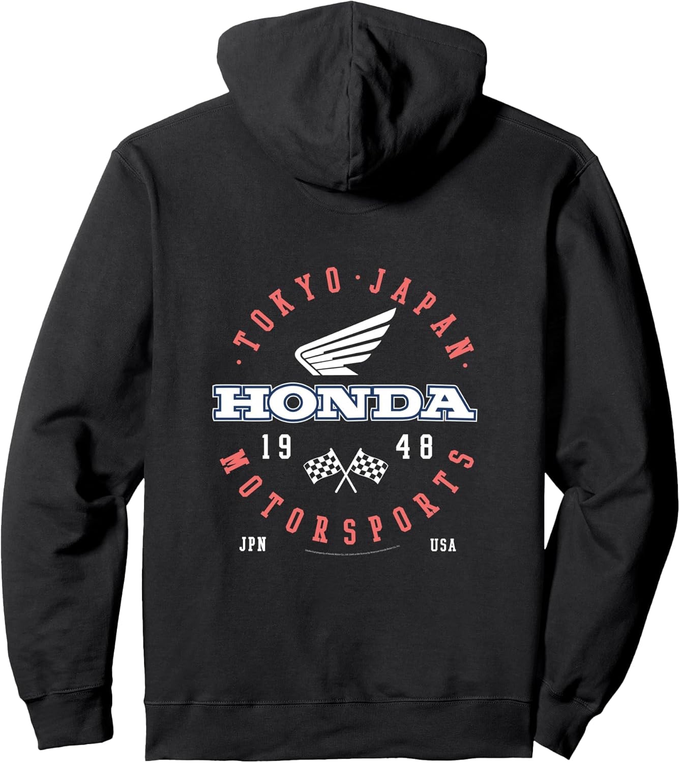 Honda International Motorsports Tokyo Japan 1948 Vintage Pullover Hoodie