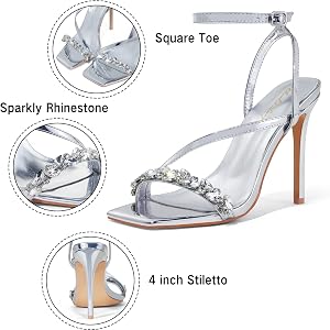 Zhabtuc Escarpins à talons hauts pour femmes, bout ouvert | FindTheDeal Zhabtuc Escarpins à talons hauts pour femmes, bout ouvert | FindTheDeal