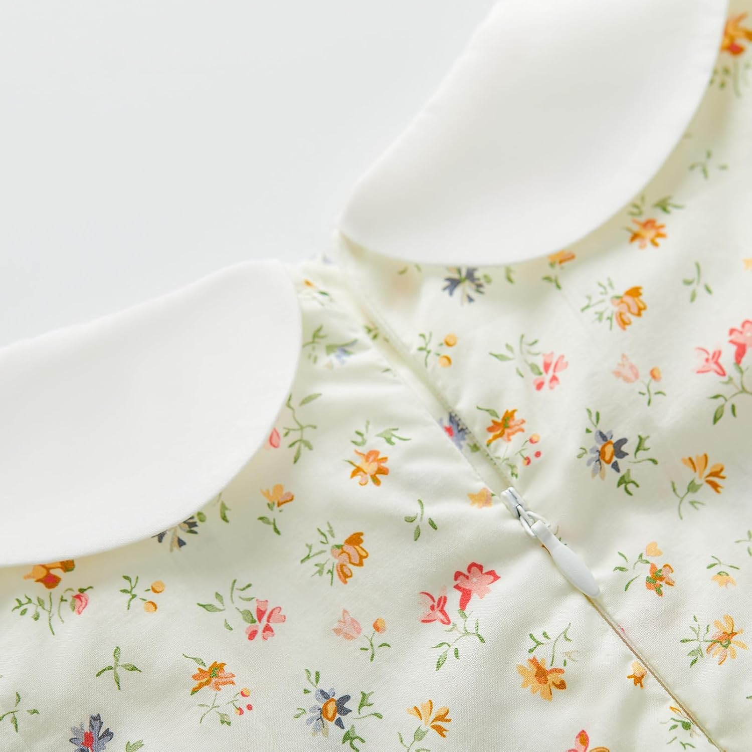 pureborn Baby Toddler Girl Woven Dress Short Sleeve Cotton Playwear Dresses 0-5T - Image 4