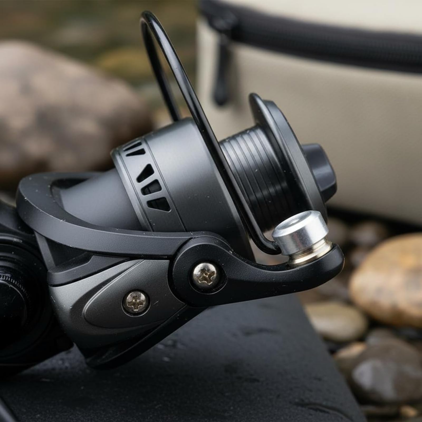 MYADDICTION Bail Wire Rotating Fishing Reel Cylindrical Body Fishing Reel Compact Black, 5000 : Amazon.in: Sports, Fitness & Outdoors MYADDICTION Bail Wire Rotating Fishing Reel Cylindrical Body Fishing Reel Compact Black, 5000 : Amazon.in: Sports, Fitness & Outdoors