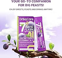 Vista 2 de DrBioCare Colon 7 Days Cleanse, 7 Days Flash, Colon Cleanse, Detox & Digestive Support, Prune Flavor - 7 Packs