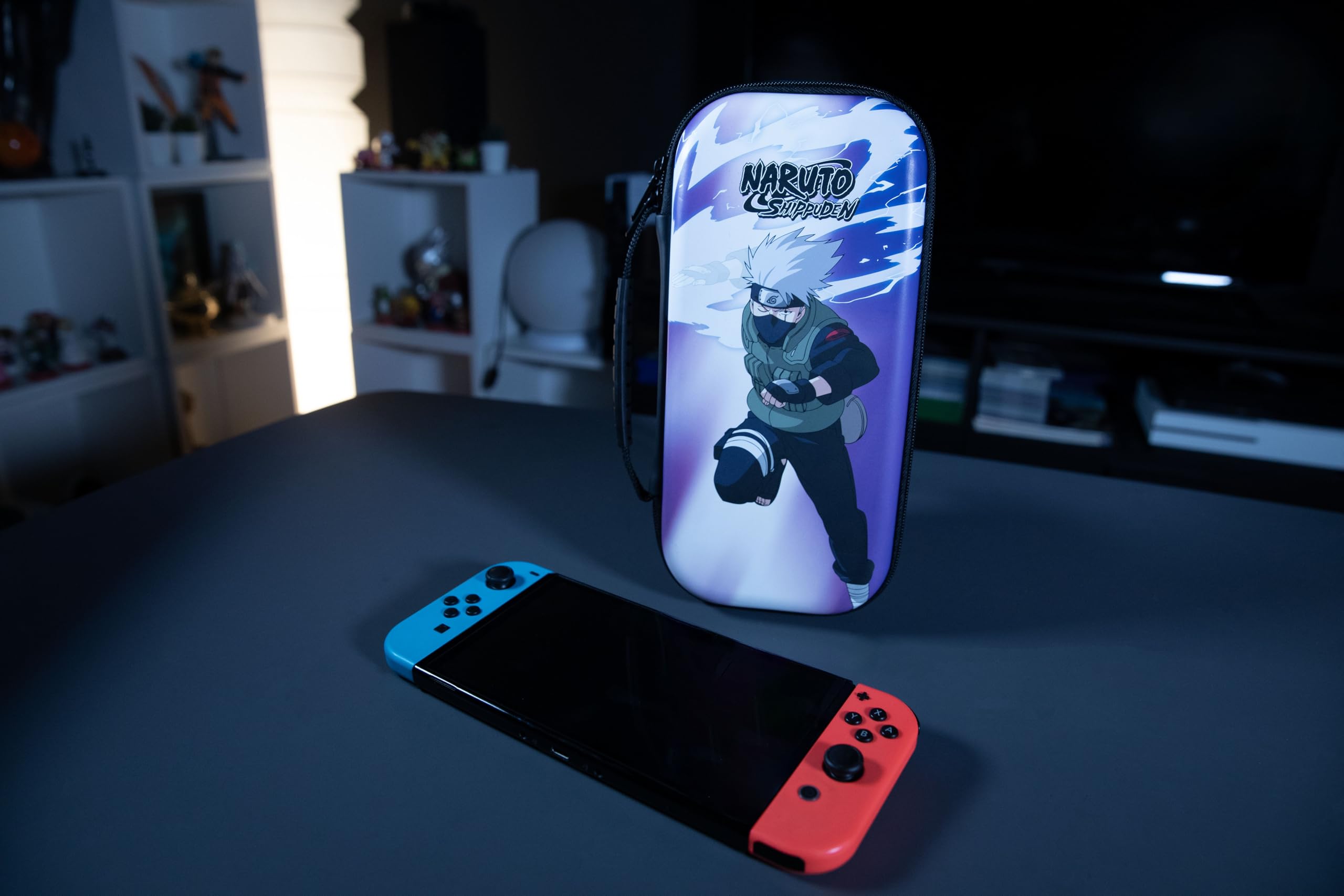 Konix My Hero Academia Funda de protección y Transporte para Nintendo Switch, Switch Lite y Switch OLED - 8 Juegos - Diseño My Hero Academia - Negro — view 46