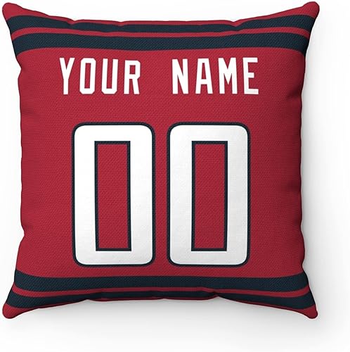 Miniatura 218 de ANTKING 2 paquetes de almohadas personalizadas con cualquier nombre y número para hombres, mujeres y niños Para Cincinnati