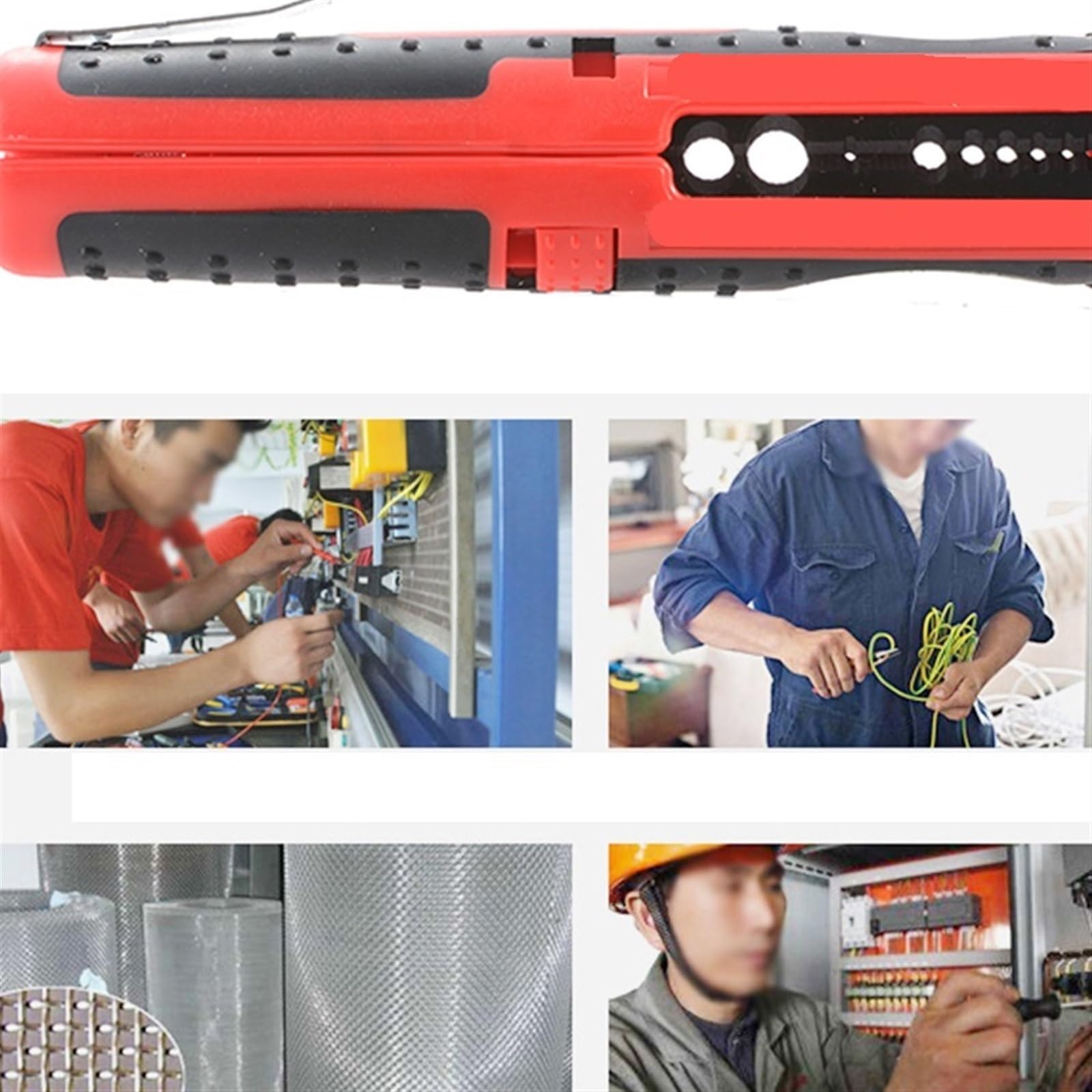 JINGYAN Alicates universales Cable Wire Stripper Portable Strip Line Stripping Cutter Pliers Crimping Tools