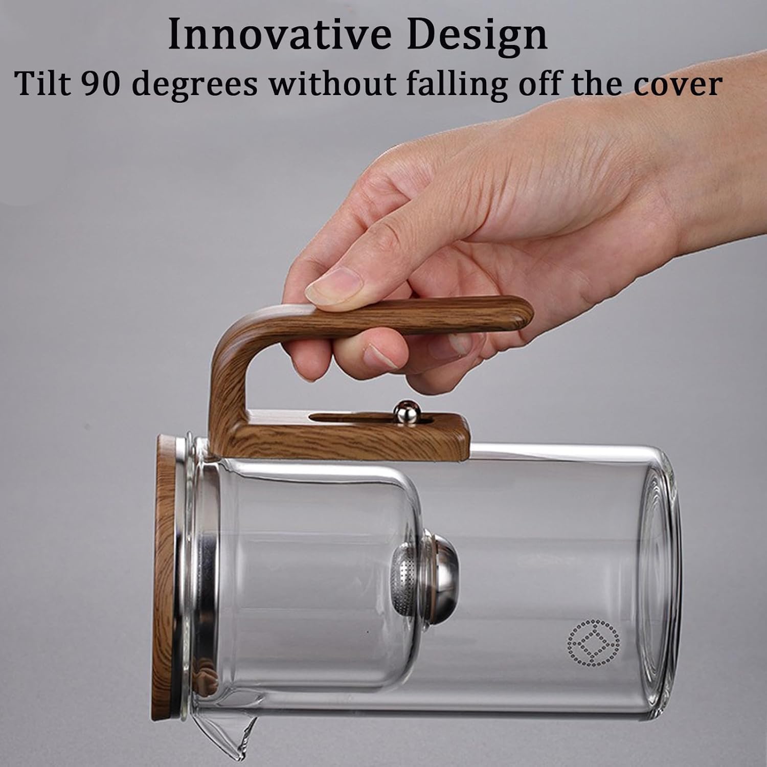 Bypierce - Tetera Enchanti, The Piercé Pot, nueva olla infusora de té 2025, tetera mágica con infusor con colador e infusor, preparación 3 en 1, filtro y vertido (520 ml)