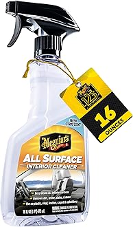 Meguiar's All Surface Interior Cleaner - All Purpose Interior Cleaner Quickly and Safely Cleans All Your Surfaces and Leaves Behind a Pleasant Scent, 16oz