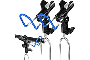 Upgraded Bank Rod Holders for Catfish - 2 Pack Heightened Adjustable Fixed Pole Stand