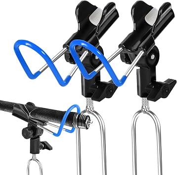 Upgraded Fishing Rod Holders - 2 Pack, 360 Adjustable, Bank, Beach, Ground Fishing Pole Stand