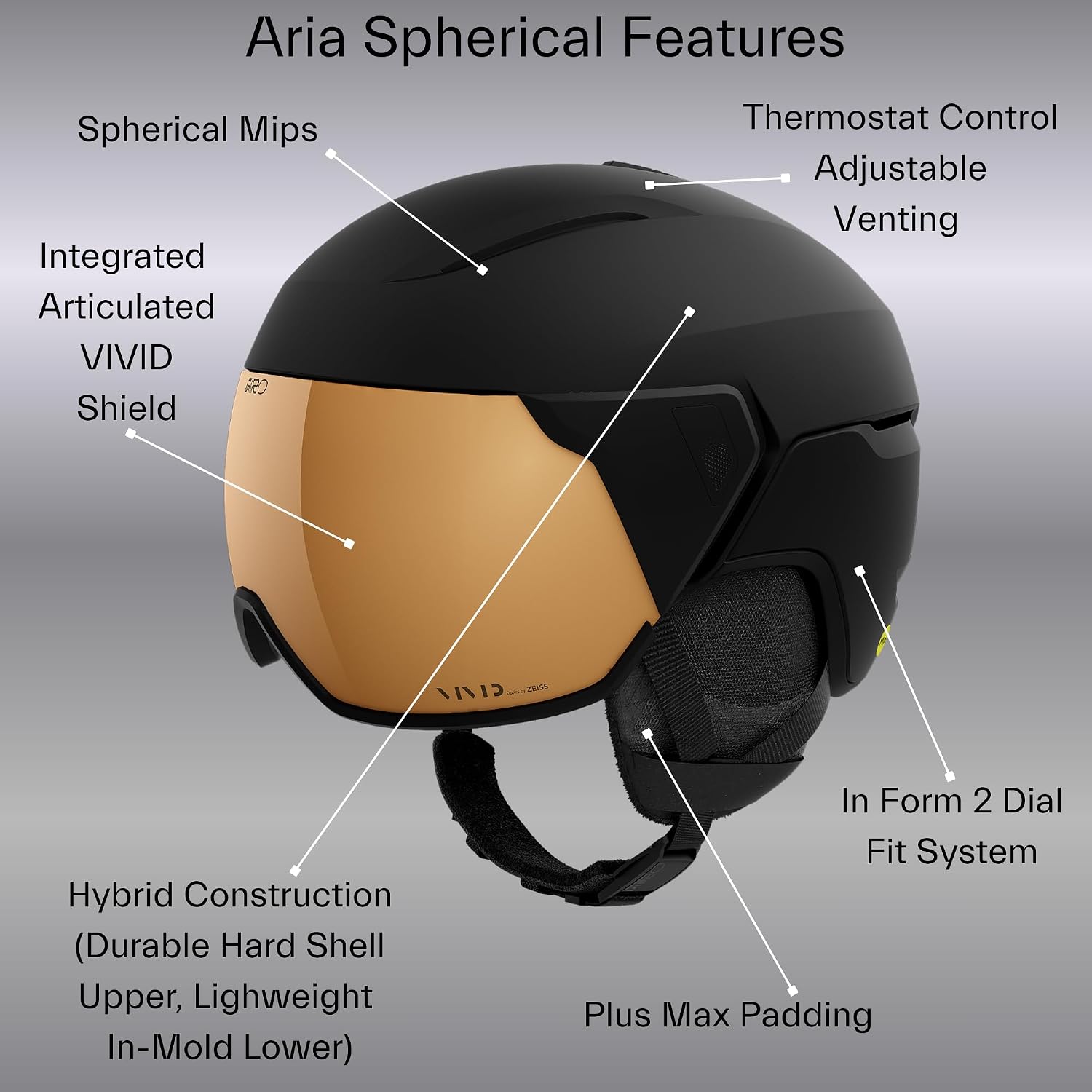 Giro Aria MIPS Snow Helmet - Women's