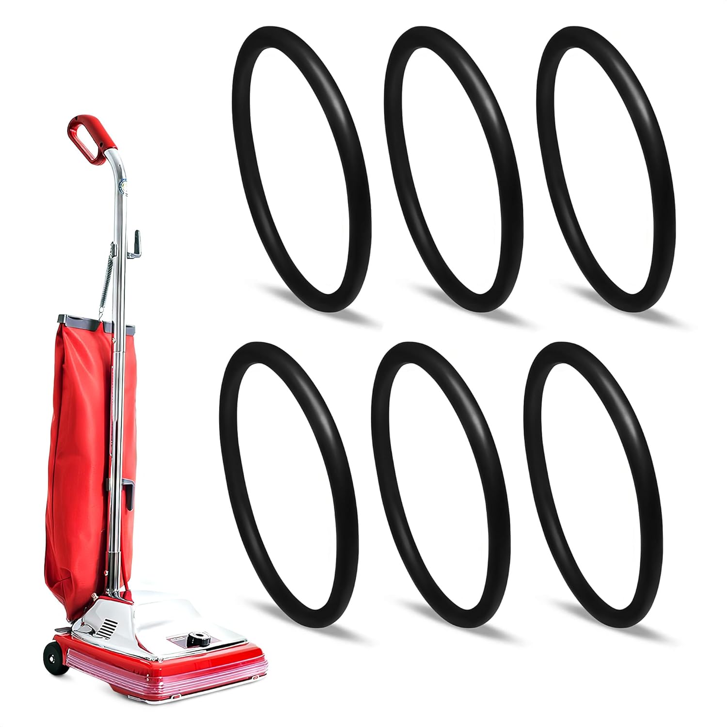 6Pcs Sanitaire Vacuum Belts Commercial Vacuum Cleaner