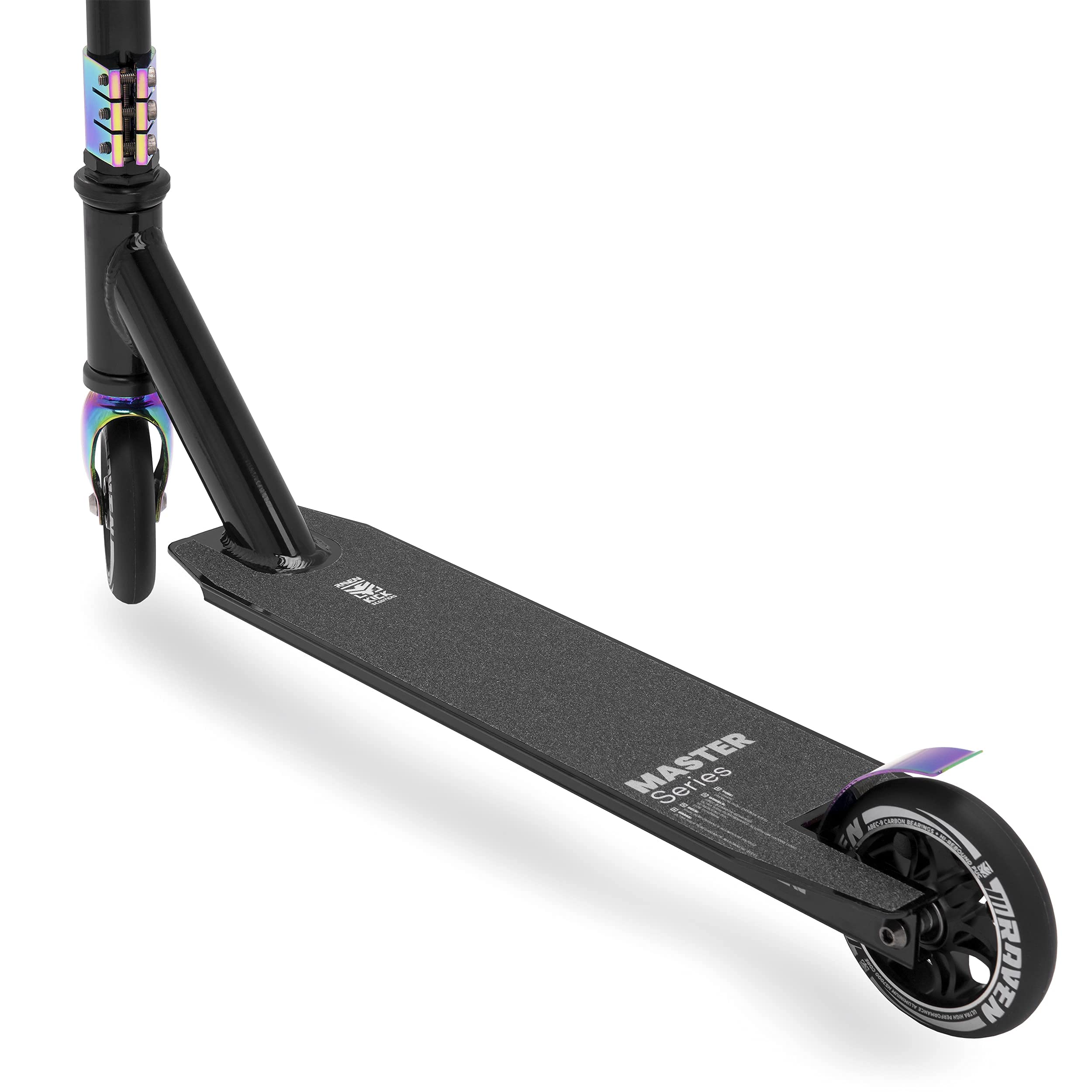Raven - Trottinette Freestyle Evolution Master 110mm RAVEN Master Adulte Enfant Neo Chrome Mixte Stunt Scooter Robuste Kickscooter Adulte Enfant Mixte Freestyle Neo Chrome