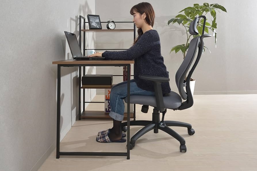 AZUMAYA 幅120㎝デスク PT-461BR Amazon.co.jp: AZUMAYA 幅120cmデスク ブラウン色 PT-461BR