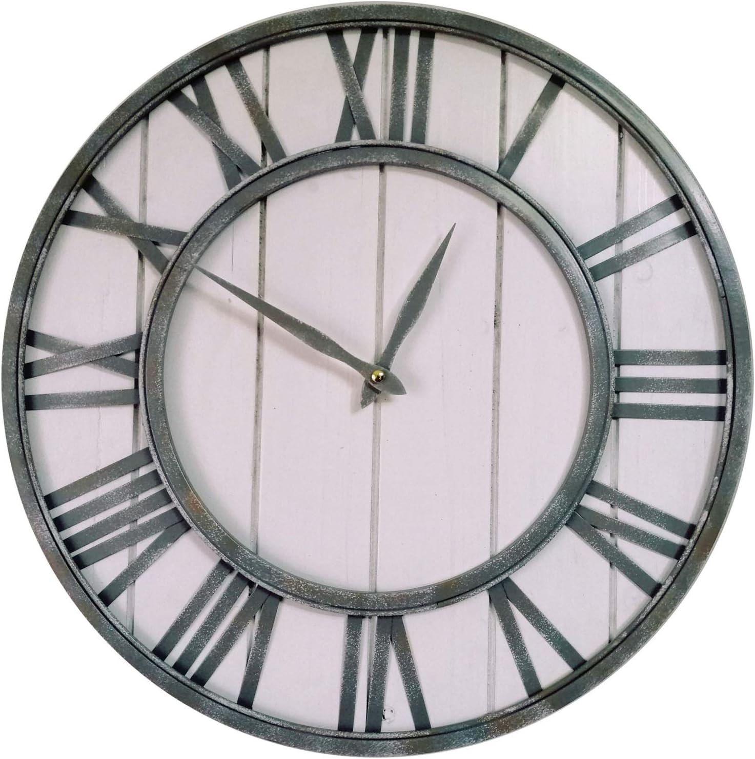 orologio per il soggiorno lavaggio bianco