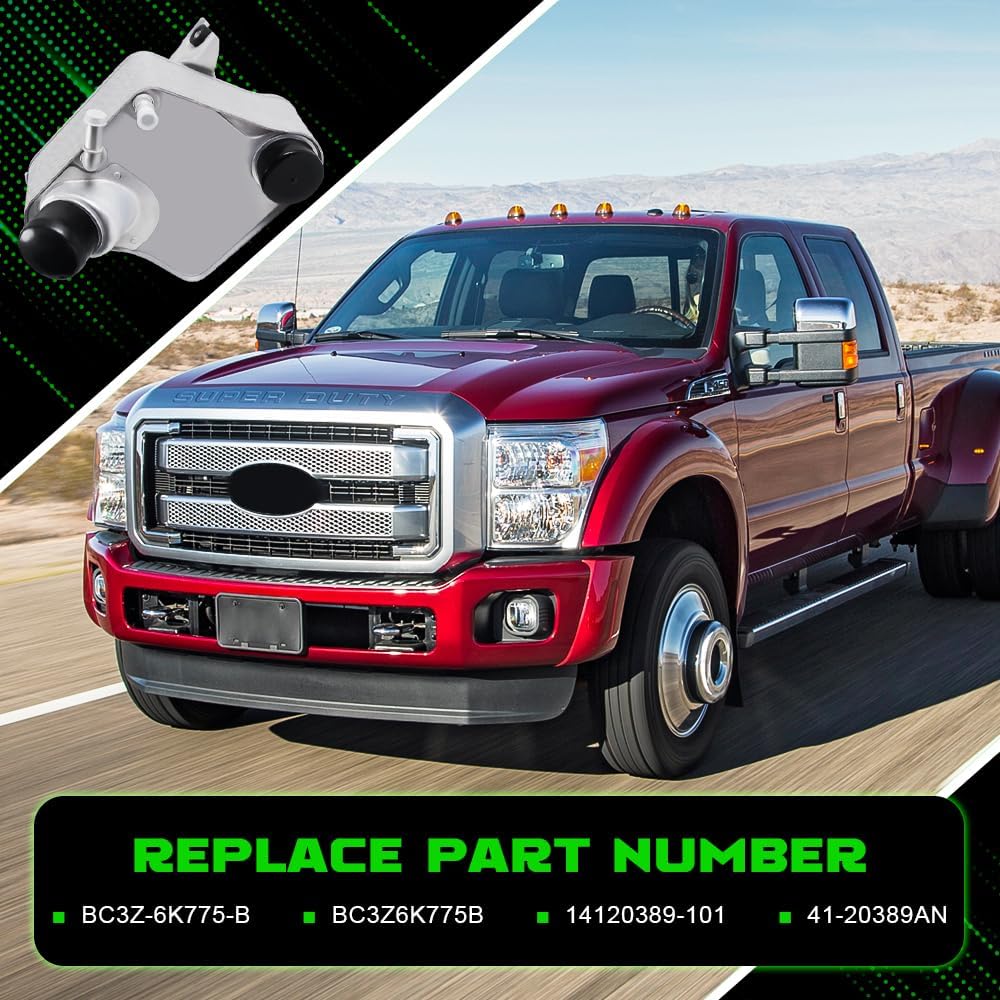 BC3Z-6K775-B Intercooler, Engine Charge Air Cooler Assembly Compatible with Ford F250 F350 F450 F550 Super Duty 2011-2016 6.7L Replace BC3Z6K775B 14120389-101 41-20389AN