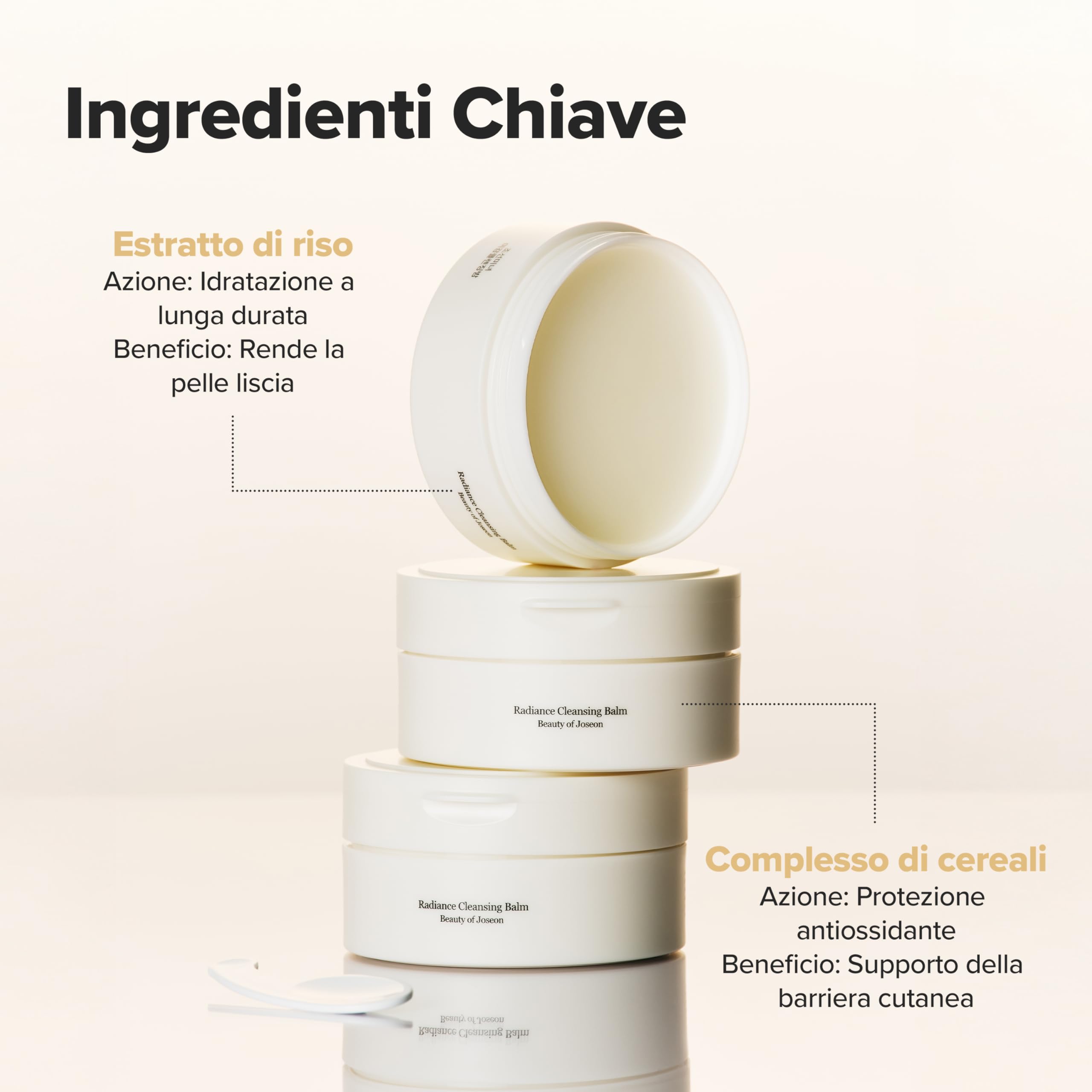 Beauty of Joseon Balsamo Detergente Radiance, Per Trucco, Protezione Solare, Detergente Per Pori Per Pelle Sensibile E Acneica. 100 Ml, 3,38 Fl.Oz.
