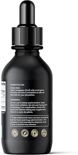 Miniatura 4 de Suplemento orgánico de melena de león, suplemento líquido de apoyo cerebral nootrópico, melena de león para mayor concentración mental y claridad,