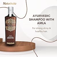 Vista 2 de Champú orgánico ayurvédico para el crecimiento del cabello Amla Indian Vitalize Formula para cabello brillante y fuerte con vitamina C y hierbas