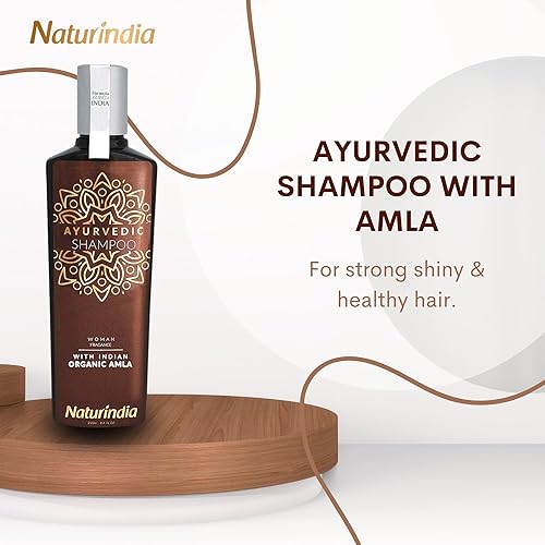 Miniatura 2 de Champú orgánico ayurvédico para el crecimiento del cabello Amla Indian Vitalize Formula para cabello brillante y fuerte con vitamina C y hierbas