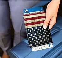 Vista 185 de FINTIE Soporte para pasaporte, cartera de viaje delgada con bloqueo RFID, funda protectora para pasaporte, esencial con ranuras para tarjetas
