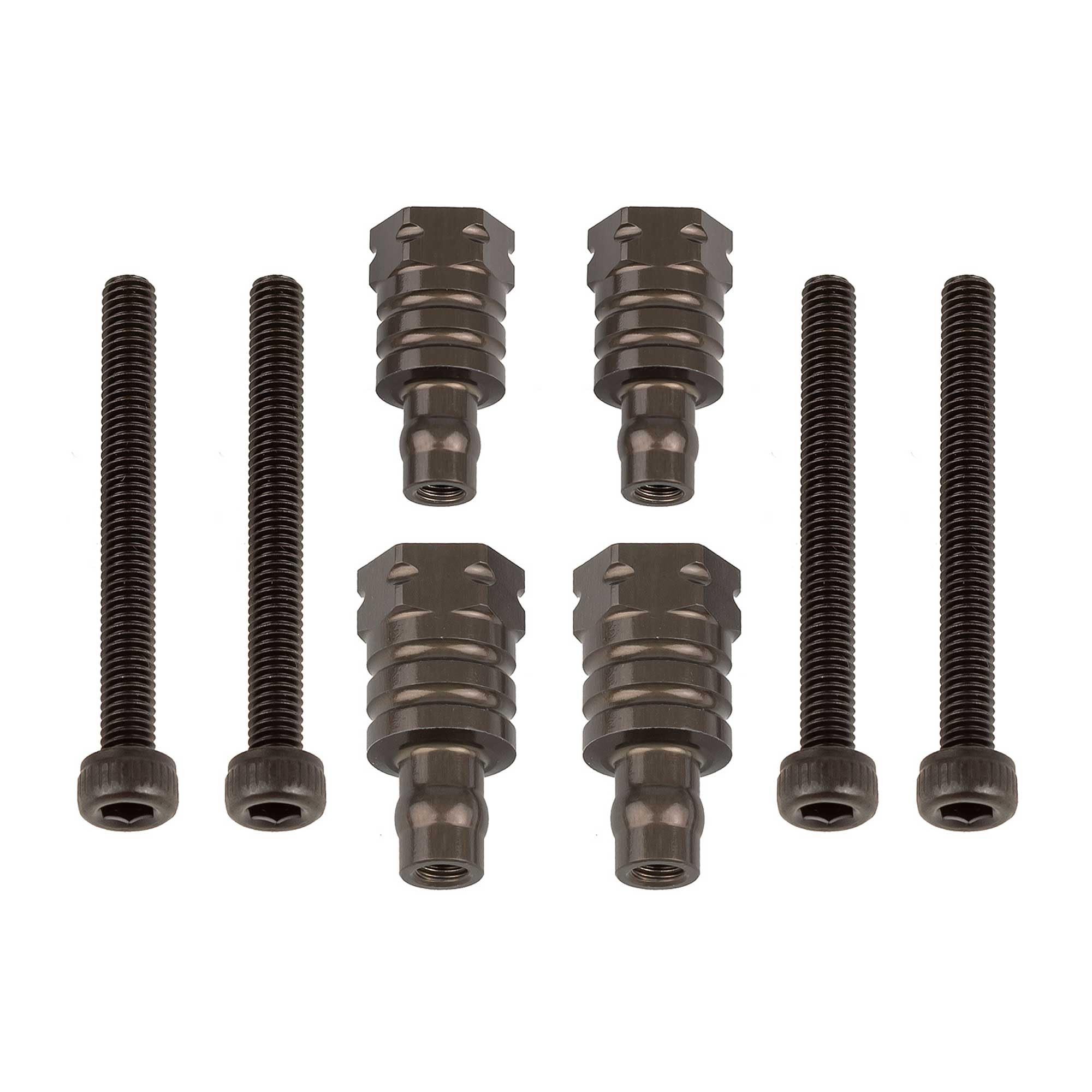 Team Associated RC8B4 FT Shock Bushings 14mm & 17mm Aluminum ASC81591