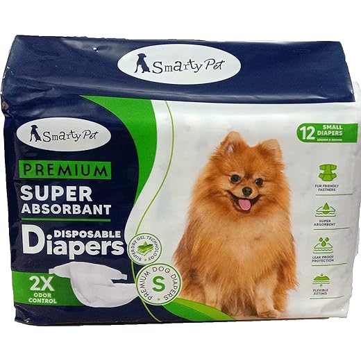 Foodie Puppies Disposable Pet Diapers Small (12Pcs)