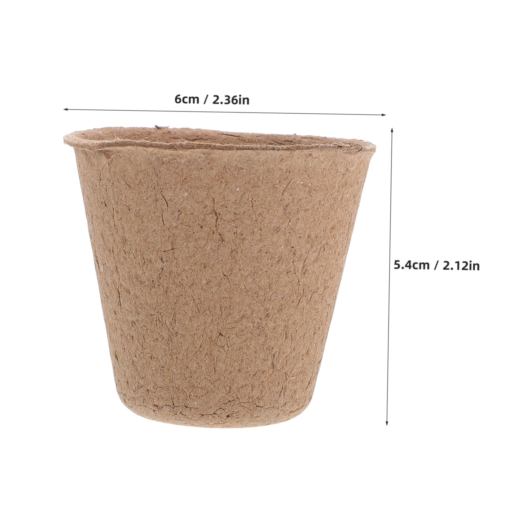 UPKOCH 4sätze Pflanztöpfe Mit Aufkleber Umweltfreundliche Pulp-töpfe Für Garten Und Blumen Bastelset Für Kreative Projekte Und