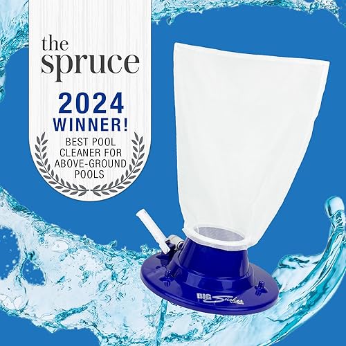 Miniatura 3 de Poolmaster 28300 Cabezal manual de aspiradora de hojas para piscina Big Sucker, azul