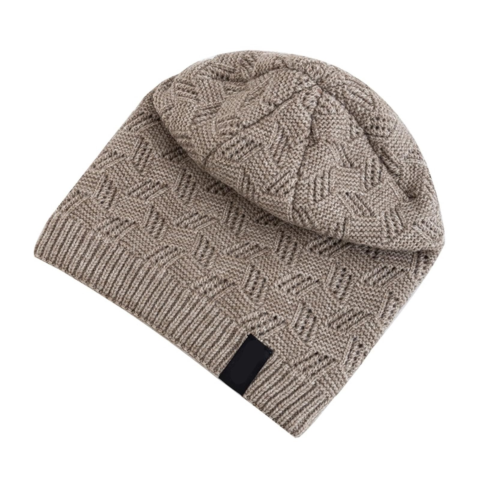 Generico Cappelli invernali unisex alla moda, morbidi e caldi, lavorati a maglia, for uomo donna