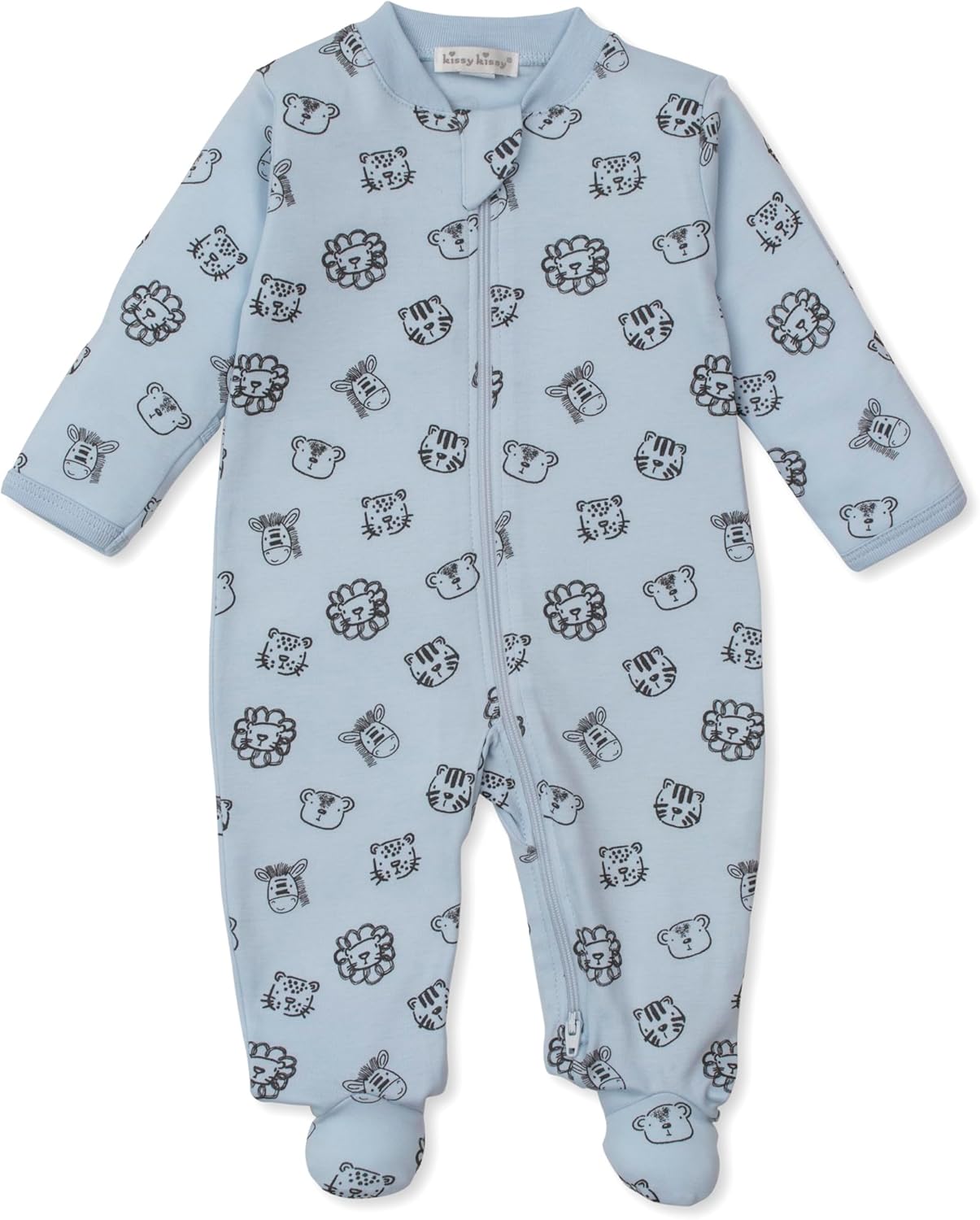 Kissy Kissy ベビー 男の子 幼児 パジャマ ジャングル ジャンブル フーティ ファスナー付き