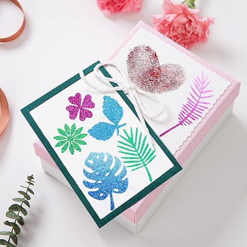 Miniatura 5 de 10 plantillas de troqueles de corte de metal, troqueles de metal para álbumes de recortes, hojas y flores, plantillas para tarjetas, álbumes de