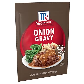 McCormick Onion Gravy Mix, 0.87 oz Pack of 12